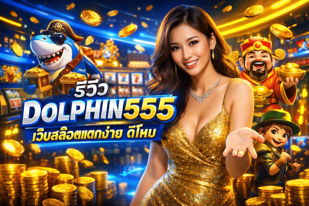 รีวิว DOLPHIN555 เว็บสล็อตแตกง่าย ดีไหม